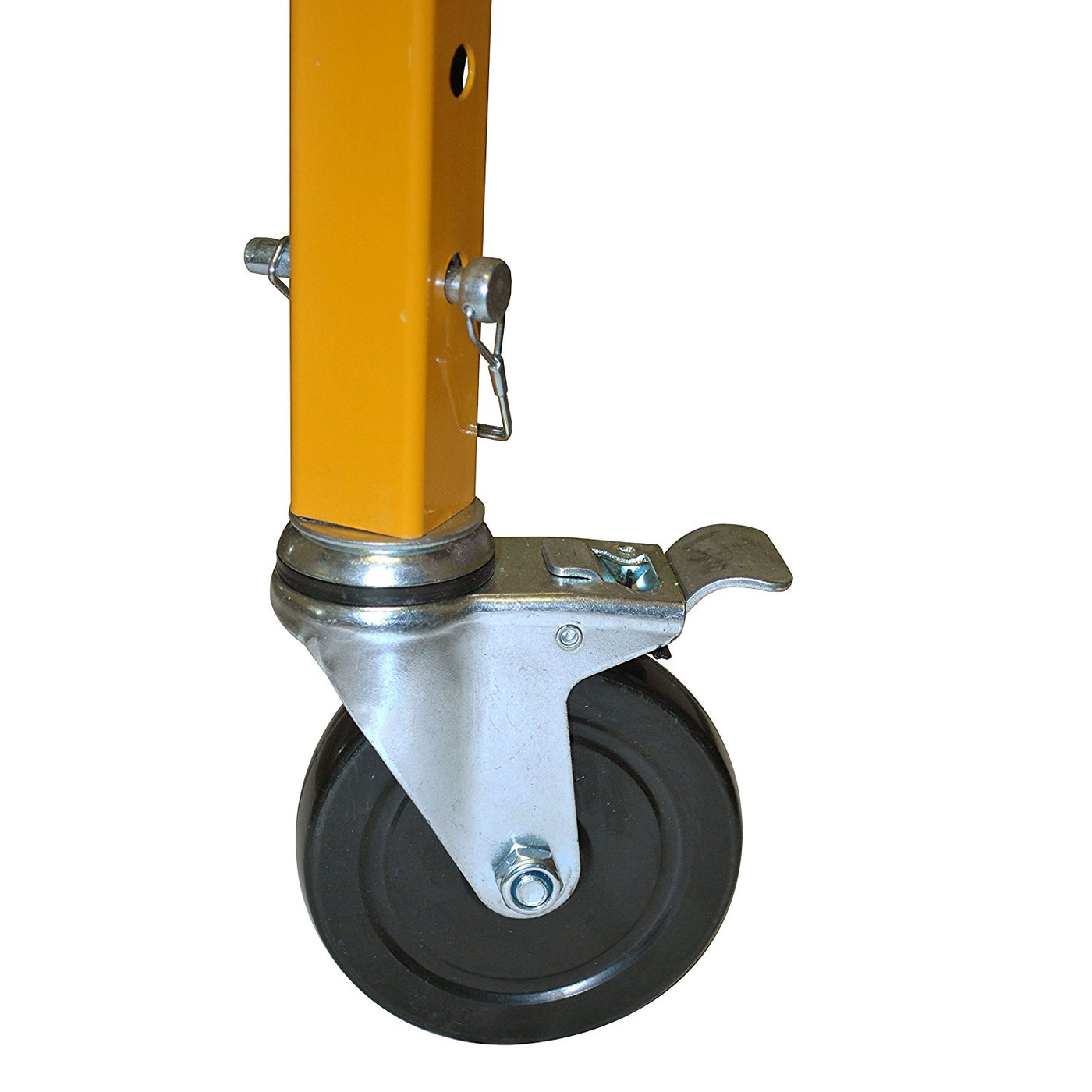 SCAFFOLDING 18 FT HEIGHT W/GUARD RAIL & OUTRIGGERS #SCAF-18HP WITH SAFECLIMB HATCH PLATFORMS